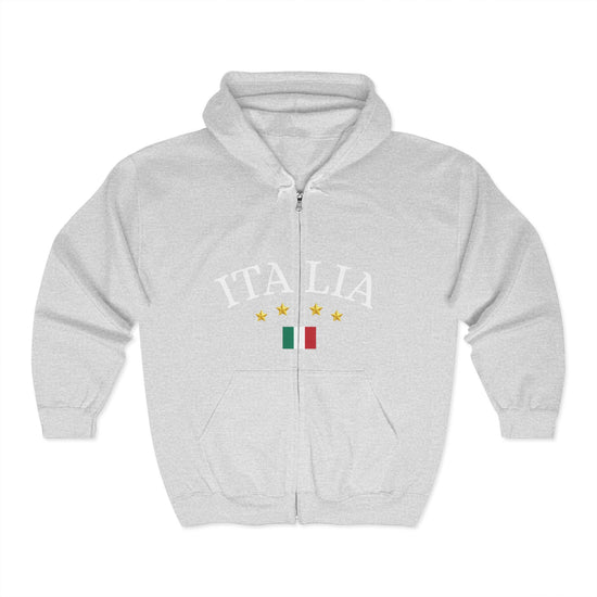 Sweat à capuche zippé Italia