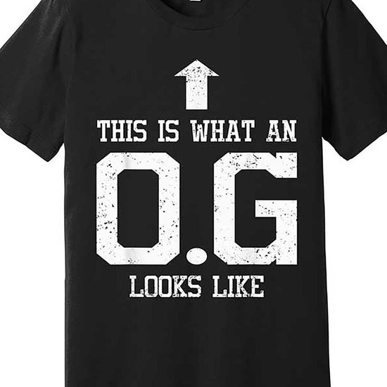 OG T-shirt Original Gangster T-shirt Father Grandpa Uncle Gift Premium T-shirt 556973 Fun Men&