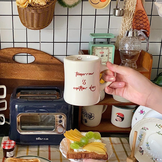 Waist Tight Mug Coffee Mug Retro
